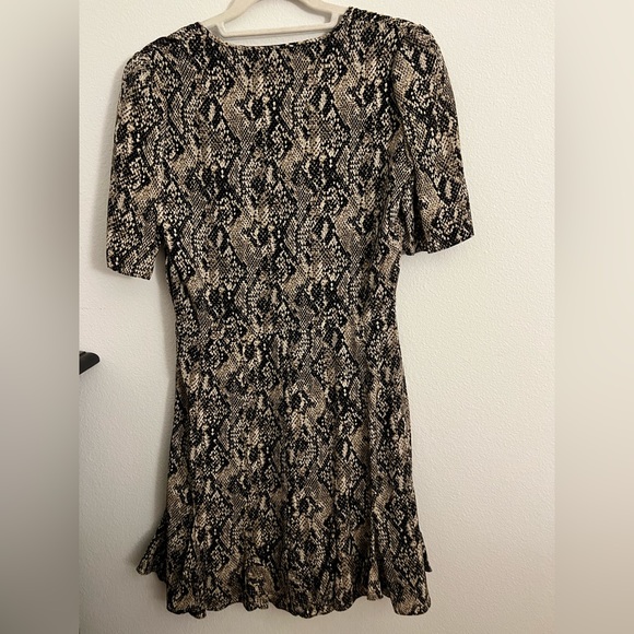 Veronica beard mini animal print dress - Picture 2 of 2